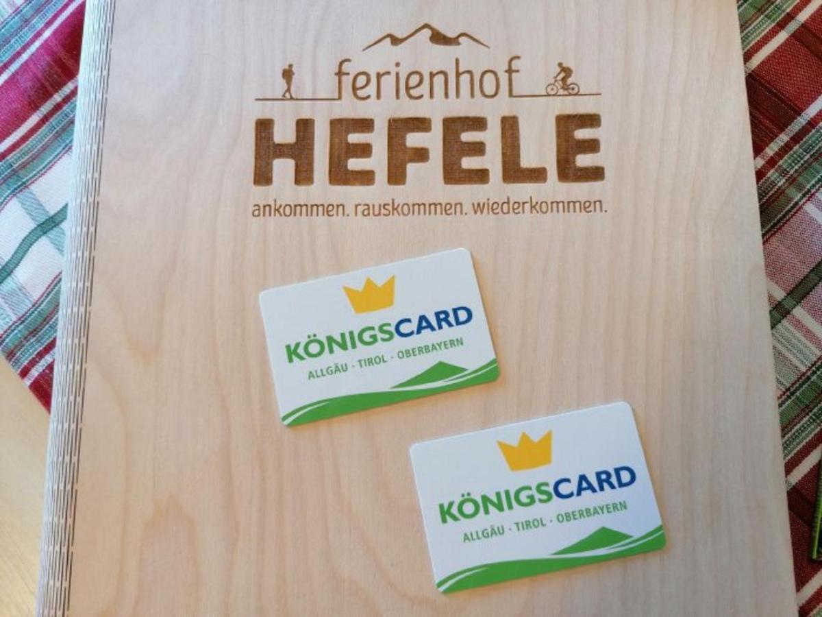 Ferienhof Hefele Appartamento Hopferau Esterno foto